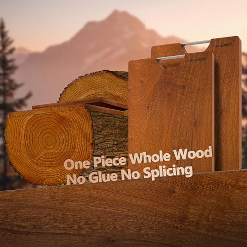 Sapele Wood Cutting Board One Piece No Glue 15.74"L*11.81"W (15.7"L x 11.8"W)