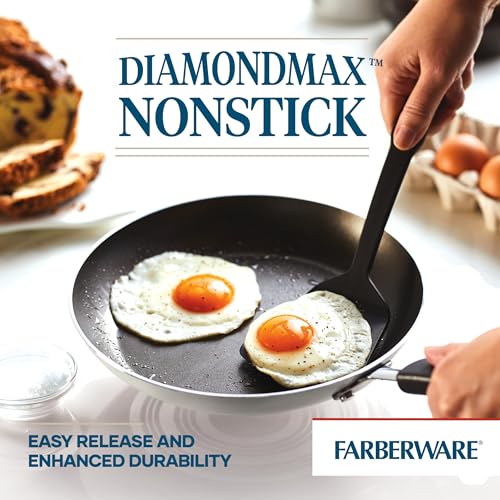 Cookstart Aluminum DiamondMax Nonstick Cookware Set (Silver / 5 Quarts)