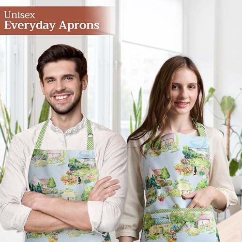 Aprons for women with Pocket 100% Cotton Pack of 1 (125 - Gignac)
