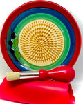 Premium Ceramic Garlic Grater Plate Set