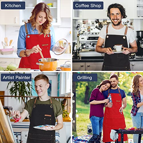 Chef Apron Men Women (Black)