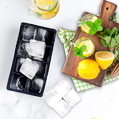 Premium Ice Tray Combo (Black / 6 Sphere/8 Cube)