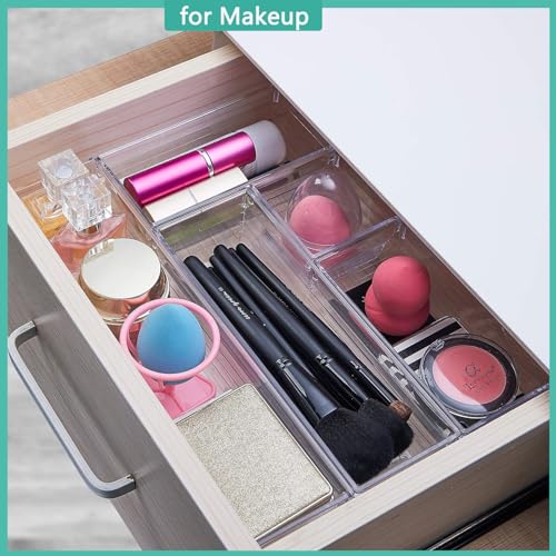 6 Pack Clear Drawer Organizer (6 PACK)