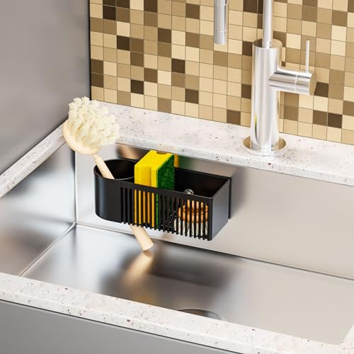 Inside Sink Sponge Holder (Black)