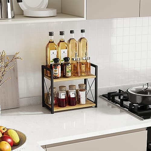 Countertop Shelf Organizer (Small / Bamboo)