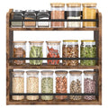 Spice Rack for Countertop (Rustic Brown)