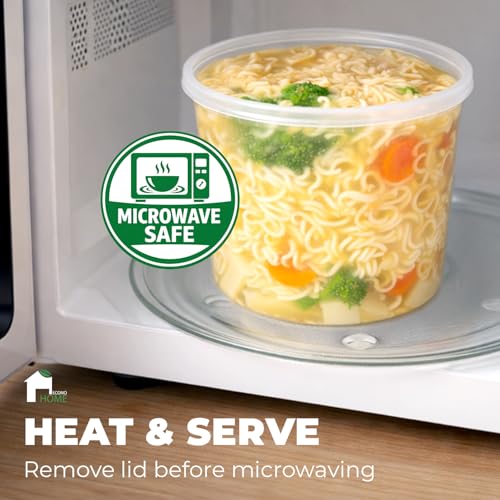 Clear Deli Containers with Lids (8oz)