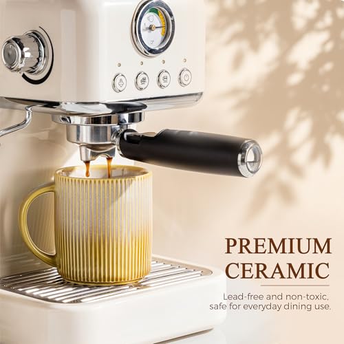 Ceramic Coffee Mugs Set of 6 (Autumn Haze / 14 OZ (Set of 6))
