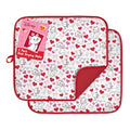 Disney Aristocats Dish Drying Mat for Kitchen Counter (16" x 18" / Aristocats Red)
