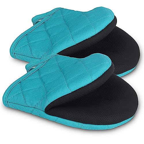 Mini Oven Mitts 2 (Coral Blue / 2 Pieces Set)