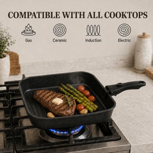24 Piece Nonstick Pots and Pans Set (Black / 24 Pack)