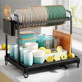 Dish Drying Rack 2 (Black / X-Large)