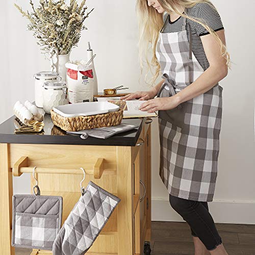 Buffalo Check Kitchen Collection (Potholder / Gray & White)