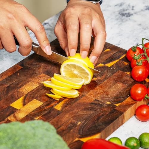 6 Piece Steak Knives Set with Block (Black / 6-Piece with Block)