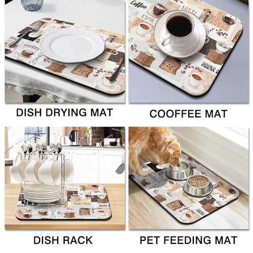 Coffee Mat 23inx15in (Coffee-14 / 23" x 15")