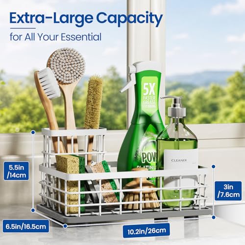 Kitchen Sink Organizer (White)
