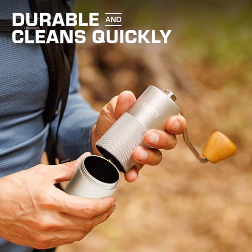 Crag Manual Coffee Grinder (Silver)