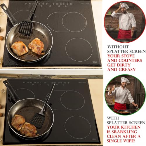 Grease Splatter Screen for Frying Pan 13 inch (13 Inch)