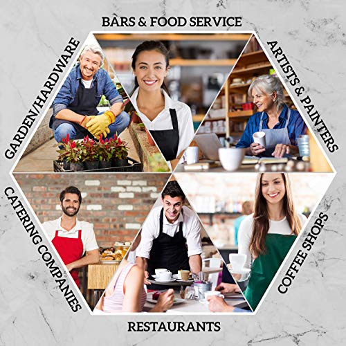12 Pack Bib Apron (Black)