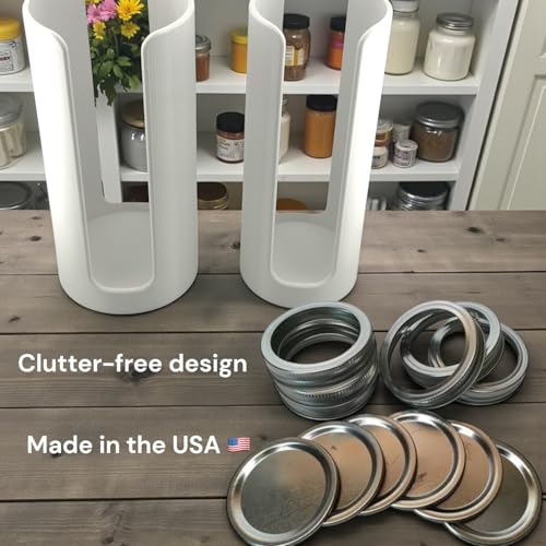 Mason Jar Lid Organizer