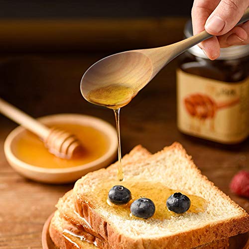 9In Wooden Spoons (6 Pcs Yellow Japanese Natural Wooden Spoon)