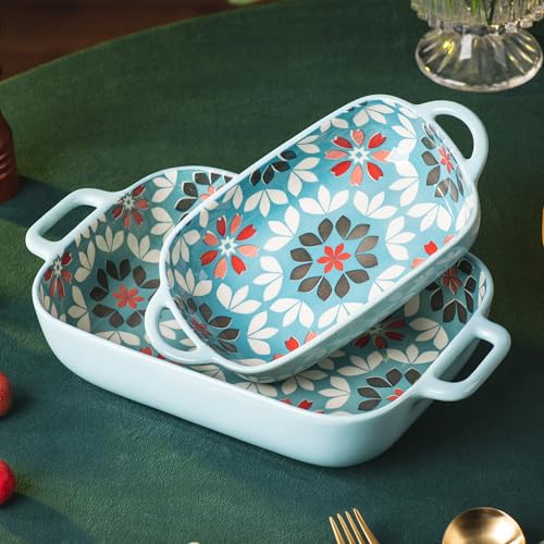 ONCCI Ceramic Baking Dish Set (Misty Blue)