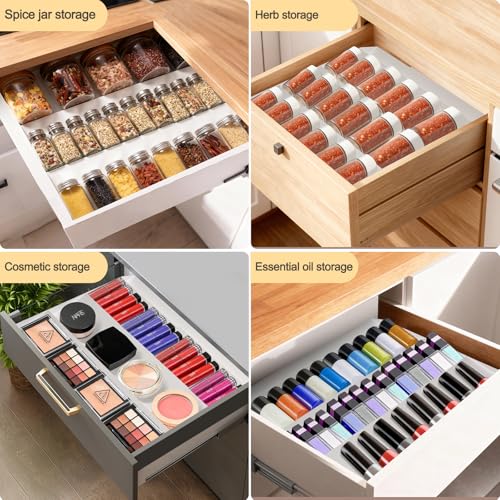 Metal Spice Drawer Organizer (White)