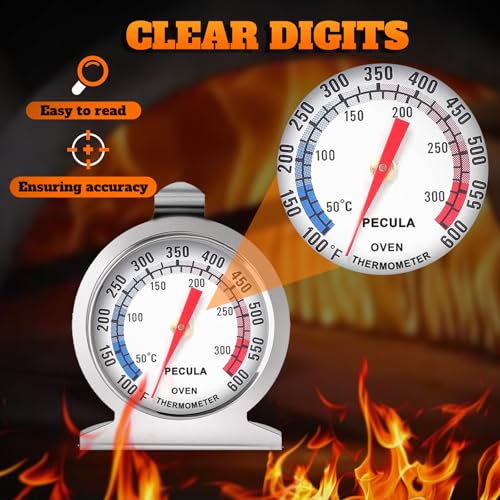 Stainless Steel Oven Thermometer 50 (1 Pack)