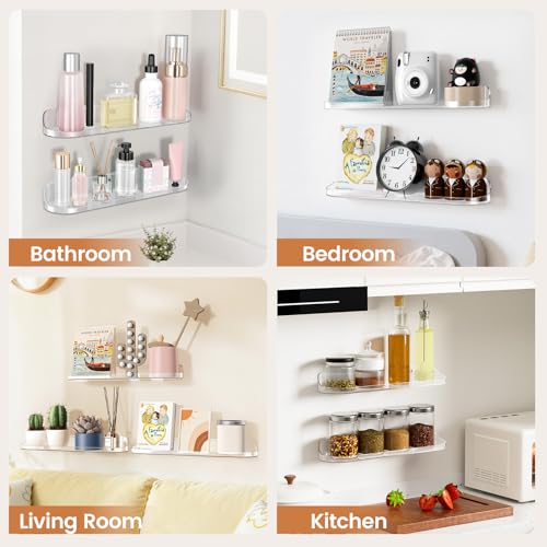 Arcylic Floating Shelves for Wall
