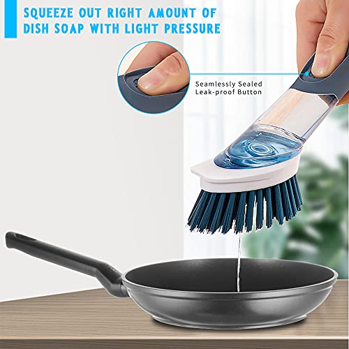 Dish Cleaning Brush (Blue)