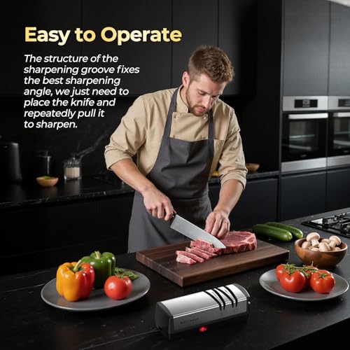 Knife Sharpener (Adaptor-Silver)