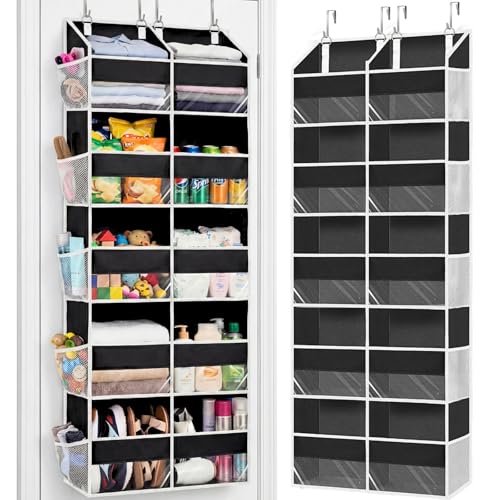 Over the Door Organizer 5 Tiers (Black / 5 Tiers)