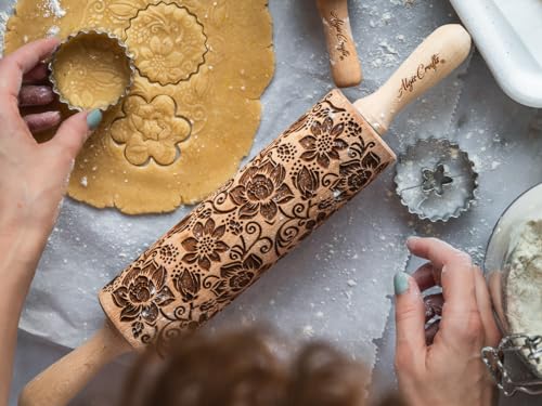 LOVE BIRDS Embossing Rolling Pin