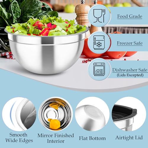 Mixing Bowls Set of 6 (Black)