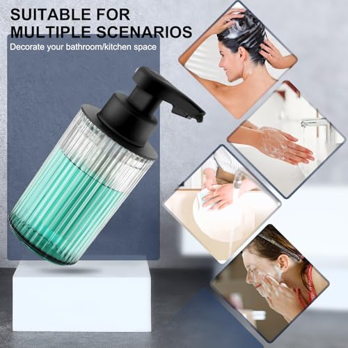 Automatic Soap Dispenser Touchless Foaming Pump 9 oz Rechargeable