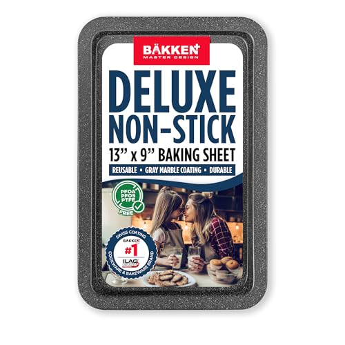 BAKKEN Kitchen Baking Pans (1 Piece Set / Gray Marble)