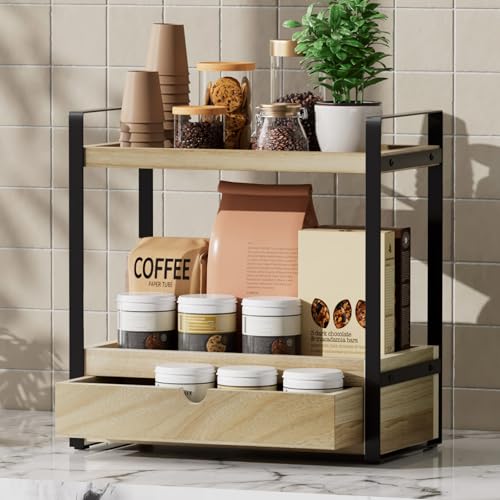 2 Tier Bathroom Organizer (Brown - New)