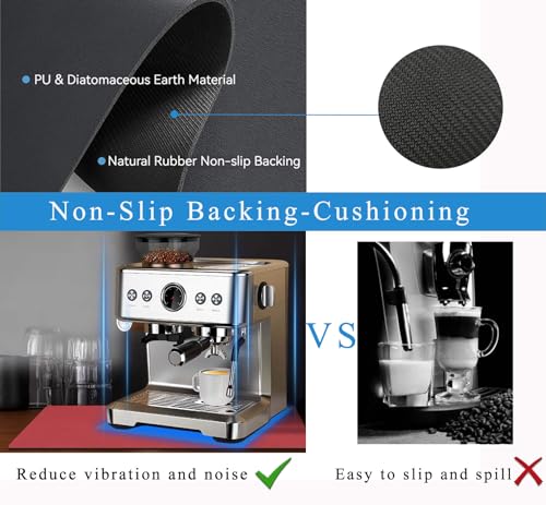 Coffee Mat for Countertops (Red / 17" x 31.5")