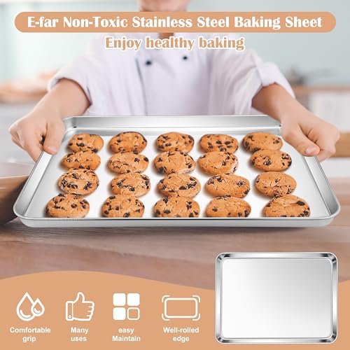 Stainless Steel Baking Sheet Set of 2 (16"x 12")