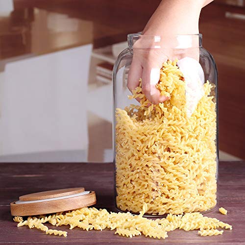 Modern Design Transparent Glass Food Storage Jars (3000ml)