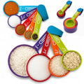 Color 9 Piece Measuring Cups and Spoons Set (Primary)