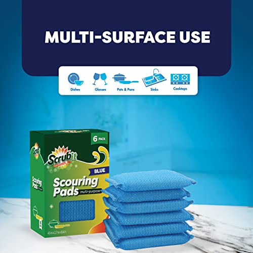 Multi Purpose Scouring Pad (Blue)