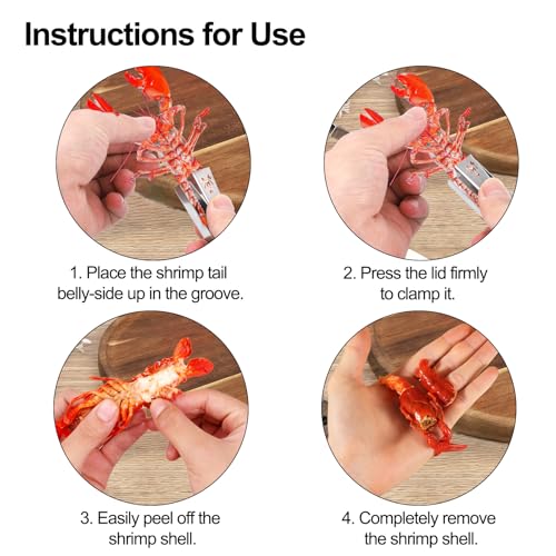 4pcs Crawfish Peeler Tool (Hollow)
