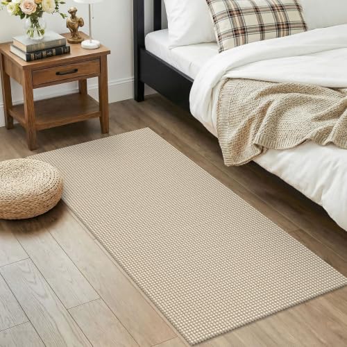 2x4 Entry Runner Rug (Oatmeal Beige / 2' x 4' (Runner))
