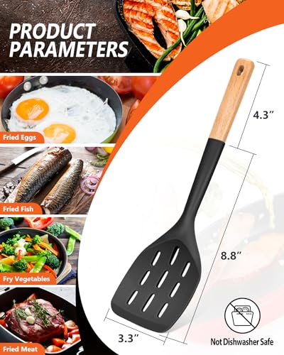 Silicone Spatula (Black)
