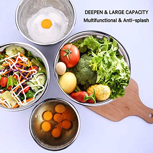 Mixing Bowls with Airtight Lids (Black)