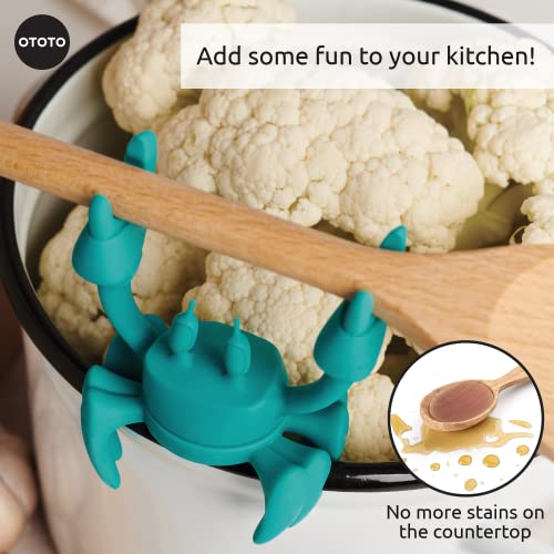 Aqua the Crab Silicone Utensil Rest