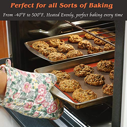 Best German Silicone Baking Mats (9x13 inch Cookie Sheet Liner (Set of 2) / 9 x 13 inches (LxW) *2)