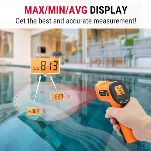 TempScan Infrared Thermometer Gun with Super Long Meat Probe