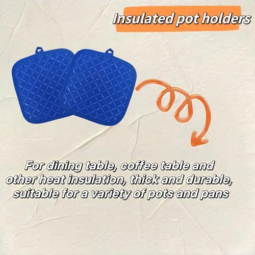 Oven Mitts and Pan Racks 4 (Blue)